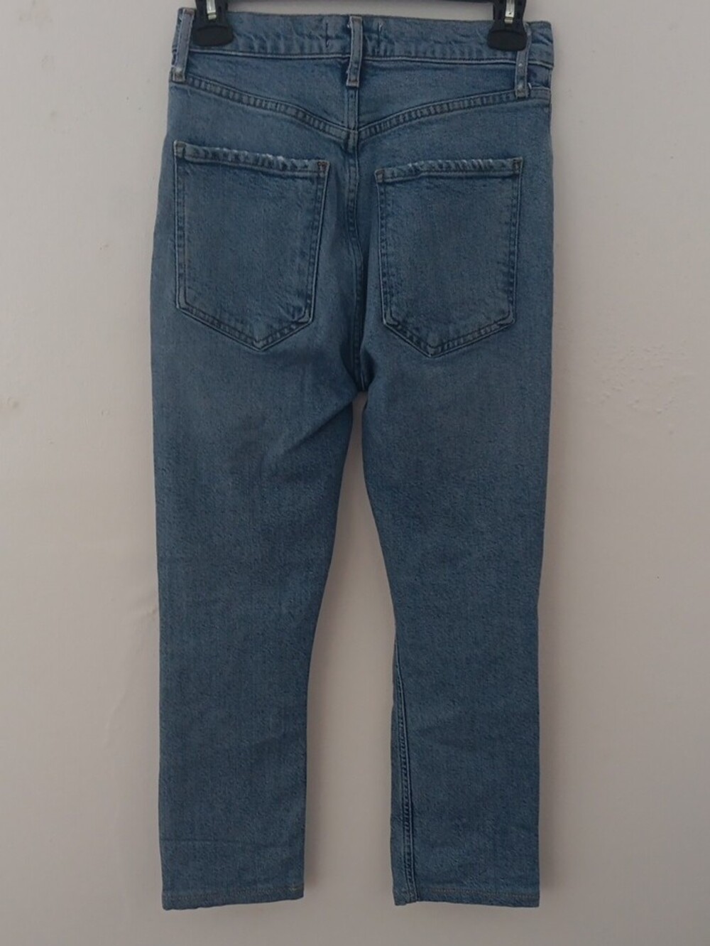 Agolde Riley Button Fly High Rise Cropped Jeans #3928 - Picture 5 of 7